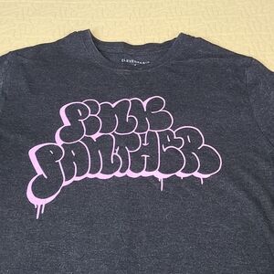 Pink Panther Bubble Letter graffiti logo T shirt size S